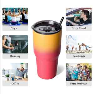<span class=keywords><strong>Prix</strong></span> d'usine – Tasse à café isotherme en acier inoxydable à double paroi de 30 oz, multicolore, avec revêtement en poudre, idéale pour les voyages - Product Image 6