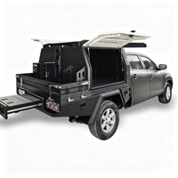 Auvent en aluminium, auvent de rangement étanche et verrouillable pour camionnette, camping et aventures