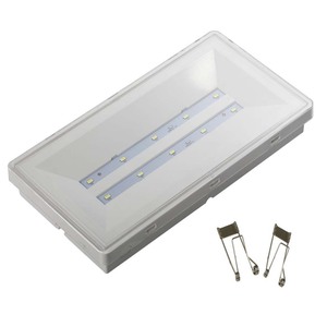 Luz <span class=keywords><strong>de</strong></span> <span class=keywords><strong>Emergencia</strong></span> LED Empotrada <span class=keywords><strong>de</strong></span> Plástico Recargable con Batería <span class=keywords><strong>de</strong></span> Respaldo <span class=keywords><strong>Permanente</strong></span> IP20 - Product Image 3