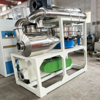 Broyeur de plastique PVC PE PP à moteur monophasé certifié CE avec engrenage automatique pour le broyage des déchets de feuilles de PE PP