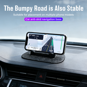 Support de téléphone pour tableau de bord de voiture, coussin en gel adhésif lavable et réutilisable, support universel <span class=keywords><strong>antidérapant</strong></span> pour GPS et smartphones - Product Image 1