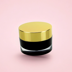 Metalization sáng bóng Sliver vít cap Acrylic Kem Jar sang trọng nhựa mỹ phẩm Jar xi lanh hình dạng khuôn mặt kem đóng gói <span class=keywords><strong>container</strong></span> - Product Image 3