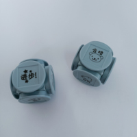 Tampon auto-encreur en plastique de haute qualité à six faces avec poignée, jouet éducatif amusant pour enfants, tampon d'encouragement pour enseignants