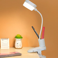 Petite lampe de bureau à clipser moderne et élégante adaptée à l'étude et à la lecture Lampe de bureau LED