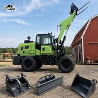 Kostengünstiger Diesel-Lader LAWNIO 3000kg Betriebsgewicht mit Vollhydraulischer Lenkung Sand- und Kies-Lader für den Hof Mini-Diesel-Lader