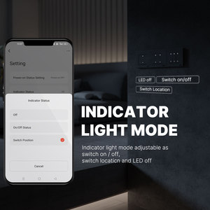 Interrupteur variateur intelligent ZigBee pour la gradation des lumières, interrupteur à bouton-poussoir 1/2/3 gang, MOES Star Ring, compatible avec Alexa et <span class=keywords><strong>Google</strong></span> Home - Product Image 6