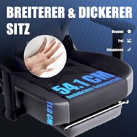 Chaise de jeu ergonomique au prix d'usine, inclinable à 150 degrés, basculante à 20 degrés, accoudoirs réglables en 3D, chaise pivotante en cuir PU