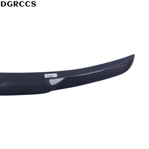 Aileron arrière en fibre de carbone DGRCCS pour berline E-Class W213 4 portes, modèle 2016-2023, pare-chocs arrière poli - Product Image 5