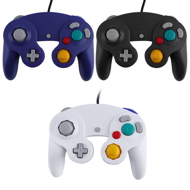 For Game Cubes Controller Single Button for NGC for GC USB Controller for PC NGC Wired Gamepad Joystick