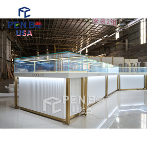Escaparate de joyería de cristal personalizable para armario de pared y museo, marca PENBO con servicio ODM OEM para joyería - Product Image 1