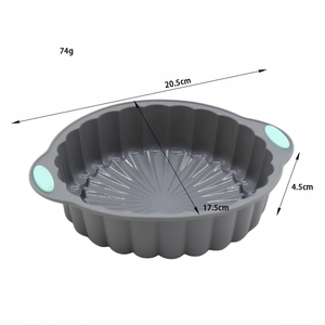 Teglia in Silicone Scanalata, Stampo da Forno <span class=keywords><strong>per</strong></span> Alimenti con Manici Aqua - Product Image 6