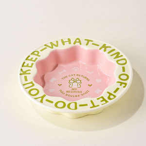 Produits pour animaux de compagnie : <span class=keywords><strong>Gamelle</strong></span> en céramique en forme de fleur, <span class=keywords><strong>anti</strong></span>-<span class=keywords><strong>renversement</strong></span>, pour la sécurité des chats, <span class=keywords><strong>anti</strong></span>-ternissement du menton, pour l'eau et la nourriture. - Product Image 5