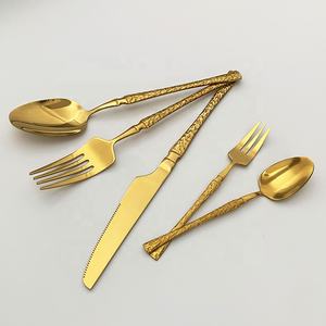 Juego de Cubiertos de Acero Inoxidable con Diseño de Árbol, Cuchillo, Tenedor y Cuchara con Mango de Reloj de Arena para Hotel, Restaurante, Comida Occidental - Product Image 5