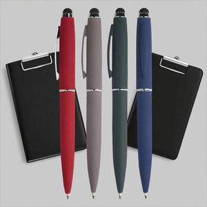 Custom High Quality Luxury 1.0 mm Metal Touch Screen Ballpoint <b>Pen</b> UV Printing Custom Logo <b>Color</b> for Promotional Business Gift - Product Image 2
