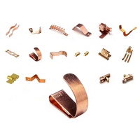 Feuille de contact ultra-mince en laiton/cuivre/bronze zingué à ressort, estampage compact pour capteur électronique, blanc, personnalisé OEM
