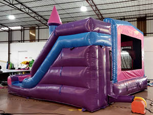 Venta de fábrica Castillo inflable Rosa y púrpura Casa de gorila inflable comercial <span class=keywords><strong>Alquiler</strong></span> Castillo hinchable para niños - Product Image 5