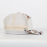Casquette Trucker Snapback en Maille Camouflage 7 Panneaux de Haute Qualité avec Broderie 3D et Logo Personnalisé – Chapeau Ajusté Populaire pour Hommes – Vente en Gros