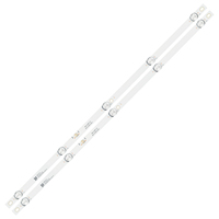 Tira de retroiluminación LED para TV LCD XS-1998 nueva, modelo LB-0320X18-E50-H+G01-X1 MS-L2487 V2 para Alpha 32g7nh 32CC5SP.
