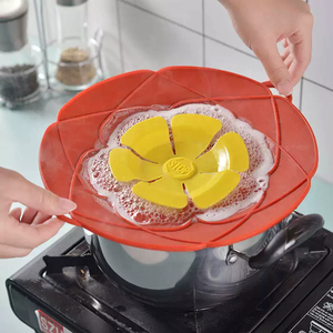 <span class=keywords><strong>Tapa</strong></span> de silicona al por mayor para evitar derrames, cubierta antipolvo para alimentos de cocina, lámina de silicona para vaporera, <span class=keywords><strong>tapa</strong></span> de olla antidesbordamiento. - Product Image 2