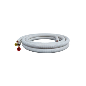 Tubería de Cobre Aislada en Espiral Linzhi de 3/8\" y 5/8\" con Tuercas Abocinadas para Mini Split de <span class=keywords><strong>Aire</strong></span> <span class=keywords><strong>Acondicionado</strong></span> HVAC - Product Image 5