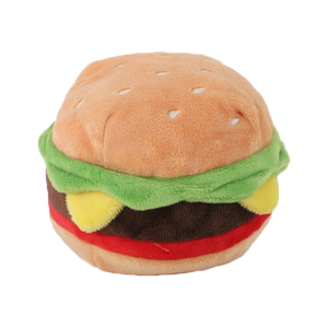 Toptan özel çevre dostu köpek oyuncak evcil hayvanlar için moda peluş Hamburger gıcırtılı doldurulmuş oyuncak - Product Image 3