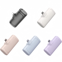 Cargador portátil de batería 2025 Capsule 5000mAh 21700 con conector de carga tipo C Mini banco de energía lindo