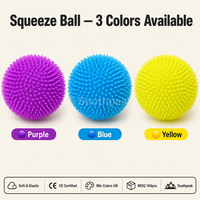 Giocattolo antistress Southpeak Vaseline Spiky Ball, non rimbalzante, 7 cm, 3 colori, certificato CE EN71, confezione retail, OEM WS