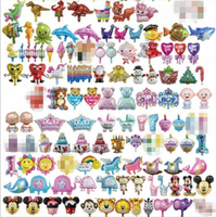 Nouveau gonfler à l'air Mini mignon gonflable alimentaire Globos Pastrie/gâteau/crème glacée/bonbons/beignet/beignet/Pizza/Hamburger feuille Mylar ballons