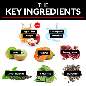 Oem Effectieve Keto Veganistische Acv-Gimmies Met Moeder Detox Buikvetverbrander Probiotisch Slank Supplement - Product Image 5