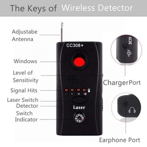 Détecteur <span class=keywords><strong>de</strong></span> signal GSM en temps réel, détecteur <span class=keywords><strong>de</strong></span> caméra <span class=keywords><strong>de</strong></span> sécurité CC308, détecteur anti-pistage portable pour salle <span class=keywords><strong>de</strong></span> réunion d'entreprise - Product Image 5