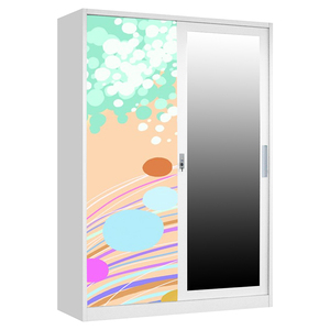 Armario de acero moderno personalizado para hostal, armario de hierro, armario de placa de hierro - Product Image 4