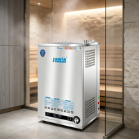 JOWIN Boiler Uap Sauna 50KW 220V Baja Tahan Karat 304 70kg Generator Uap Gas untuk Ruang Uap Gym Pengoperasian Mudah Peralatan Spa