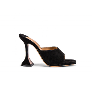 New Fashion Med square Heel Easy-wear Daily Wear <strong>Ladies</strong> <strong>Slipper</strong> Sandal Women <strong>Mules</strong> - Product Image 1