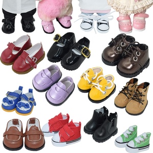 Mignonnes chaussures de poupée Mini baskets toile petites Miniatures de chaussures en cuir pour peluche BJD <span class=keywords><strong>Reborn</strong></span> poupée habillage accessoires - Product Image 1