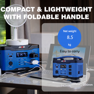 Generador de Energía Solar Portátil Senci de 300w 600W para Exteriores, Hogar, Trabajo, Pequeños Electrodomésticos, Mínimo 300 300W 600W 1200W 1500W Solar - Product Image 3