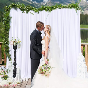 1,5*2,15 M Salbei Grün Chiffon Vorhang Tüll Hochzeits dekoration Party Hintergrund Foto Hintergrund Hochzeit Gaze Vorhang - Product Image 5