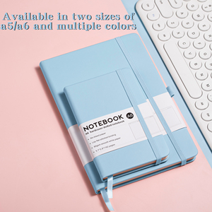 Biểu Tượng Tùy Chỉnh A6 <span class=keywords><strong>Notepad</strong></span> PU Nhật Ký Da Máy Tính Xách Tay Với Ban Nhạc Đàn Hồi Trang Trí Tốt Cá Nhân Máy Tính Xách Tay - Product Image 5