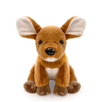 Boneka Hewan Rusa Sika Berbintik Super Lembut Kustom, Mainan Plush Realistis Ramah Lingkungan Isi Kapas PP, Pereda Stres, Hadiah Ulang Tahun