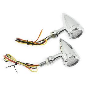 Clignotants LED pour moto, feux de freinage, feux clignotants, lampe indicatrice 12V pour Harley <span class=keywords><strong>Chopper</strong></span> Bobber Cafe Racer Dyna Softail - Product Image 2