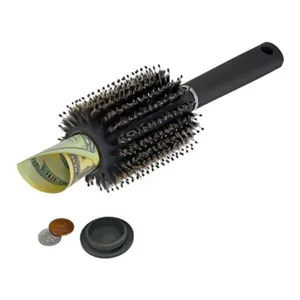 Diversion Safe Hair Brush to Hide Money, Cash, Mini Key, Small Jewelry Safe Hidden Stash Hair Brush Comb for Travel or At Home