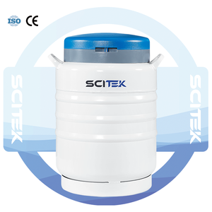 ถังไนโตรเจนเหลวแบบเคลื่อนที่ได้สำหรับห้องปฏิบัติการถังส่งของแห้งไนโตรเจนเหลวแบบ9L - Product Image 5