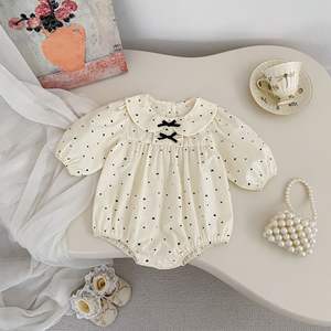 Body de manga larga con lazo para niña, para recién nacida, uso diario al aire libre - Product Image 6