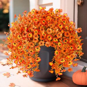 Décoration murale Jinhe Crafts : Guirlande artificielle d'eucalyptus style automne pour la maison - Product Image 3