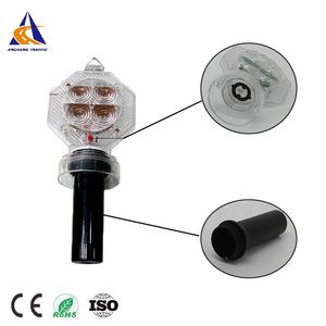 <span class=keywords><strong>Clignotant</strong></span> yeux de chat lumineux, led, lumière avec poignée, sécurité de la circulation, barricade, stroboscope, cône de route - Product Image 5