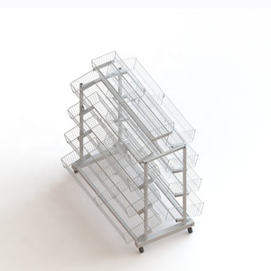 SPS23916 ซูเปอร์มาร์เก็ตหลายชั้นวาง,ชั้นวางขนม,ชั้นวางผลไม้,ชั้นวางของชํา,ชั้นวางจอแสดงผลเล่น - Product Image 5