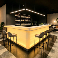 Comptoir de bar design pour restaurant, lounge, boîte de nuit, bar à cocktails, pub et club, mobilier de haute qualité, prix de gros usine