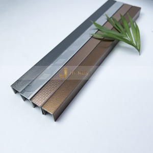 304 Stainless Steel U Shaped <b>Tile</b> Edge Trim Easy Installation 5-Year Warranty for Apartment Floor Decoration Waterproof Durable - Product Image 1
