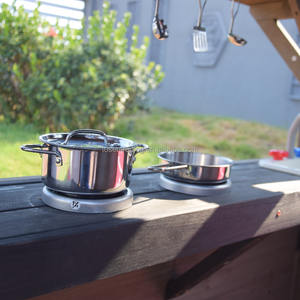 Maisonnette de jeu en cèdre durable pour enfants de 3 à 10 ans, style campagnard, pour jeux de maison de poupée, adaptée à l'âge, en bois - Product Image 2