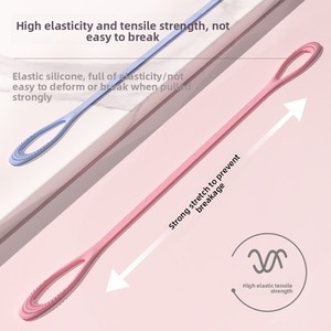 Durable Silicone <strong>Tape</strong> Texture Grip High <strong>Elasticity</strong> 8 Shaped Tensioner Can Be Used for <strong>Arm</strong> Leg and Back Strength Training - Product Image 3