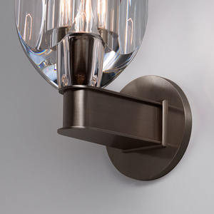 Jonathan โคมไฟคริสตัลประดับผนังทองเหลือง, ดีไซน์ใหม่โคมไฟคริสตัลสไตล์โมเดิร์นสำหรับห้องรับประทานอาหาร - Product Image 4